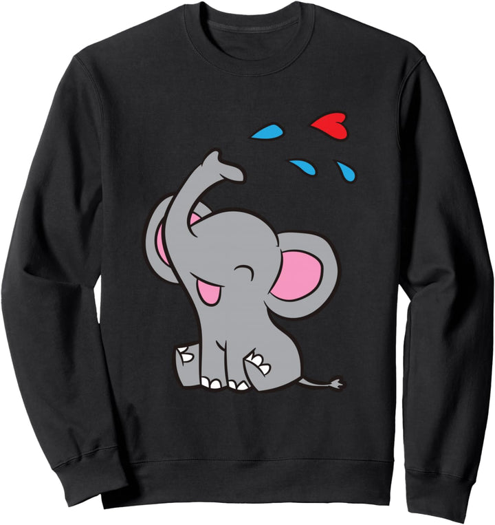Niedlicher Elefant Jungen Mädchen Kinder Baby Elefant Sweatshirt