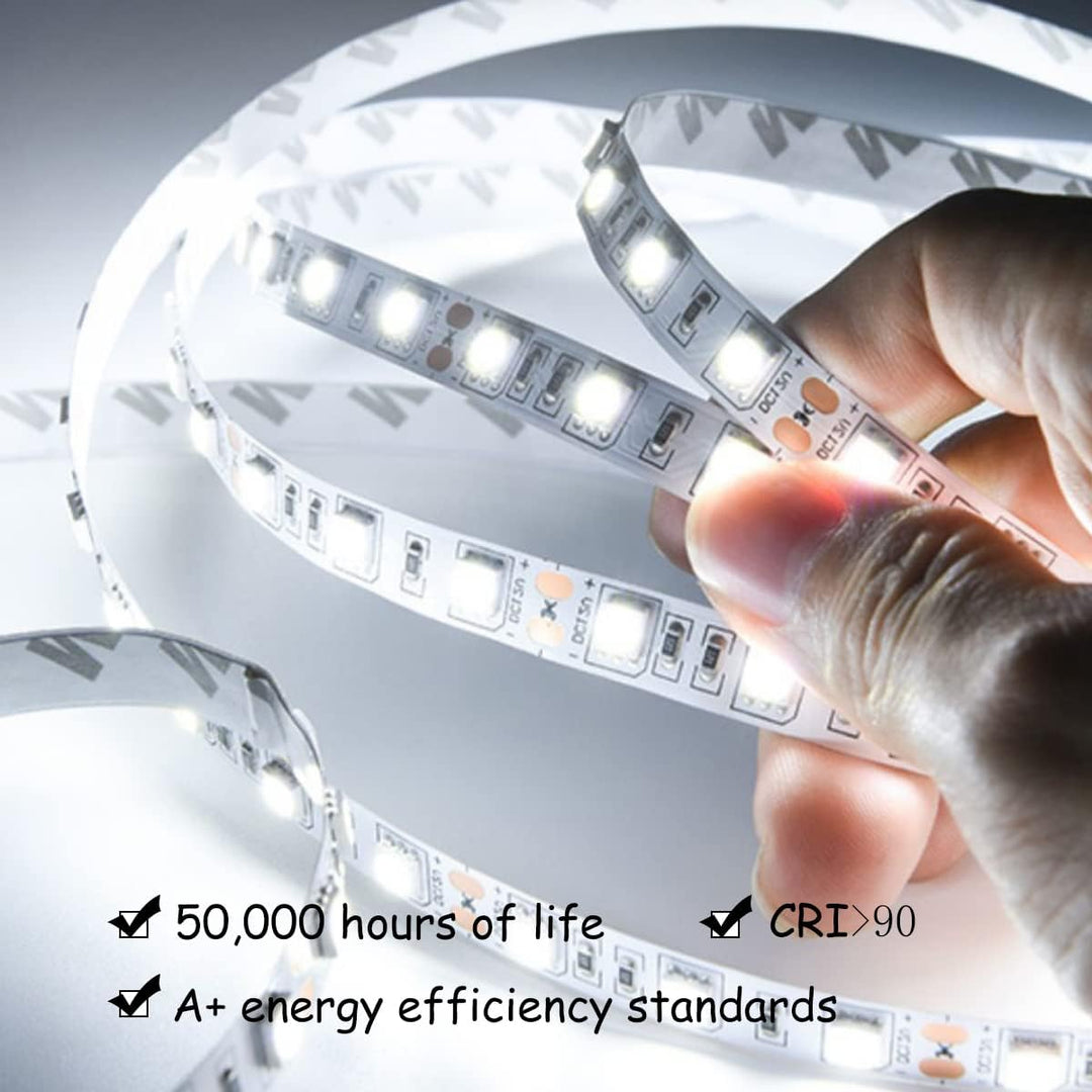 LED Badspiegel Badezimmerspiegel 50x70cm mit 3-Farben des Lichts Beleuchtung Antibeschlag Wandspiege