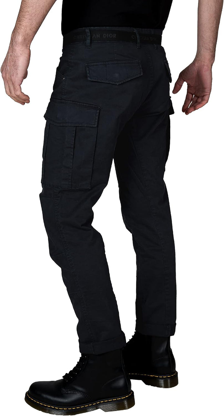 Yazubi Jayden - Herren Cargo Hose - Baumwoll Cargo Jeans 28W / 30L Blau (Deep Well 193713), 28W / 30