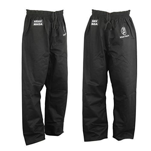 Krav Maga Kampf Einfach Schwarz Trainingshose ( Hose ) 5/180cm Schwarz, 5/180cm Schwarz