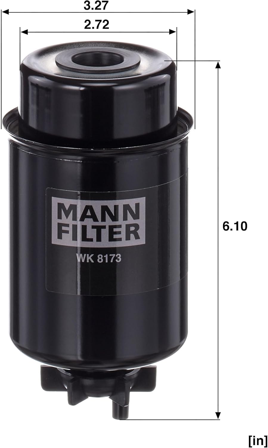 MANN-FILTER WK 8173 Ölfilter – Für Nutzfahrzeuge