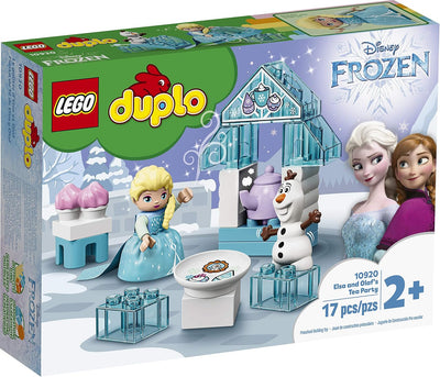 LEGO 10920 DUPLO Elsas und Olafs EIS-Café aus Die Eiskönigin II, Spielzeug aus Bausteinen mit Cupcak