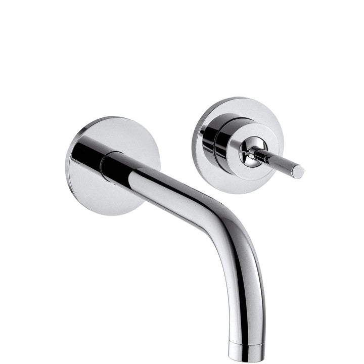 Axor 38116000 Wasserhahn Uno Unterputz (Armatur mit Auslauf Länge 225mm, Wandmontage) Chrom Auslaufl