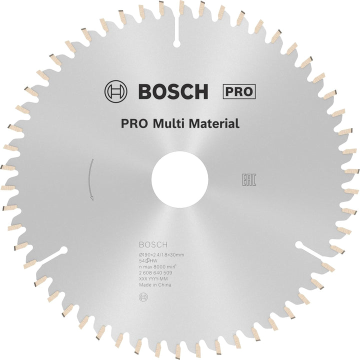 Bosch Accessories Bosch Professional 1x Kreissägeblatt Multi Material (für Multimaterial, Sägeblatt