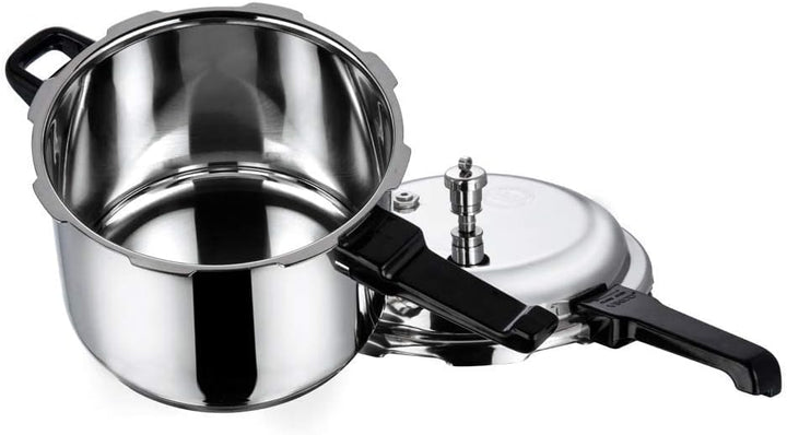 Vinod Pressure Cooker 7 ltr Edelstahl Schnellkochtopf mit Glasdeckel, induktionsgeeignet hochwertige