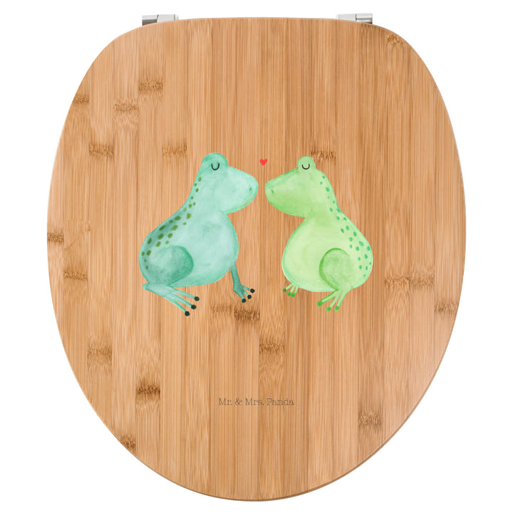 Mr. &amp; Mrs. Panda Motiv WC Sitz Frosch Liebe - Geschenk, Verlobung, Geschenk Freundin, Toilette, Freu