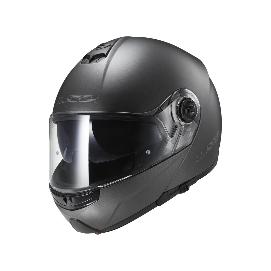 LS2 Unisex Mx436 Motorradhelm Mx436 Pioneer XXL Titangrau, matt, XXL Titangrau, matt