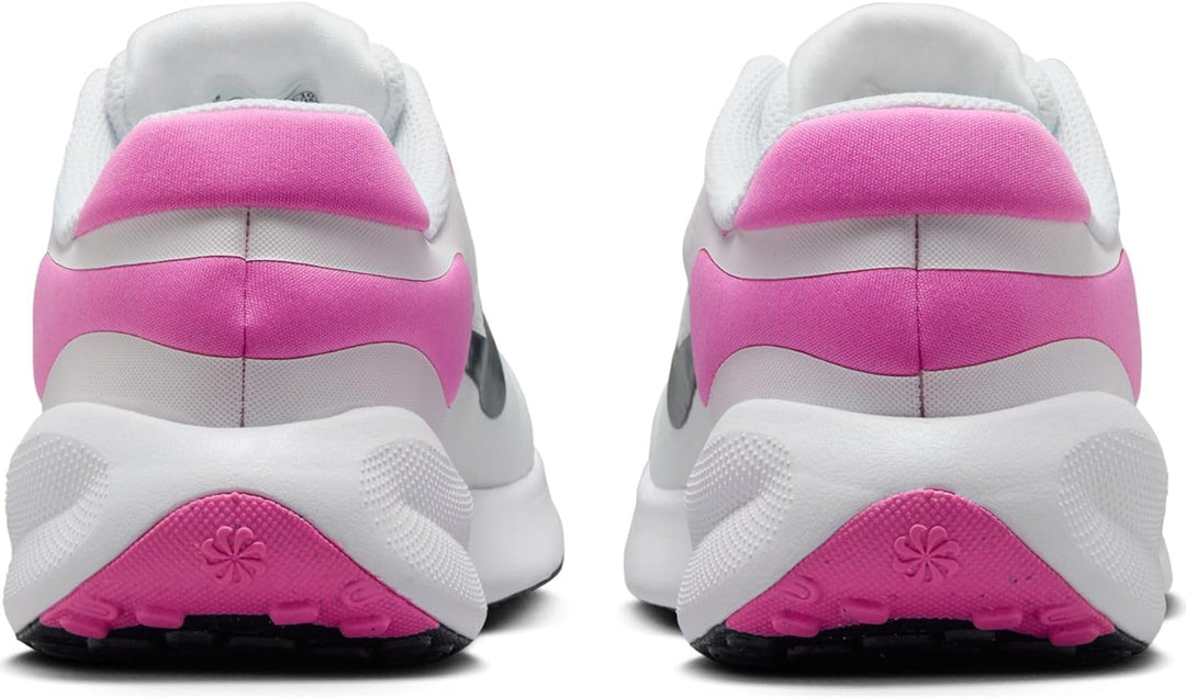 Nike Unisex Kinder Revolution 7 (Gs) Sportschuh White Midnight Navy Playful Pink 32 EU, White Midnig