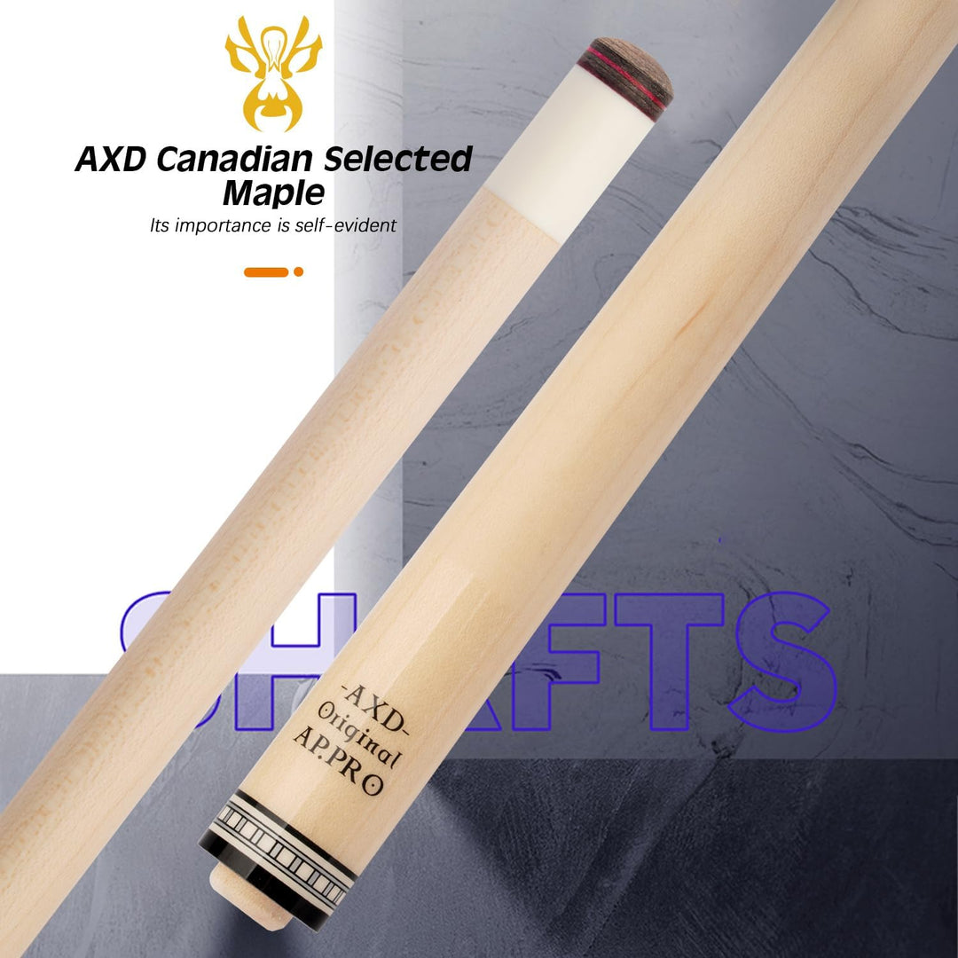 KONLLEN Billardqueue-Stick mit niedriger Ablenkung, mit Verlängerung und Koffer (10,5 mm, 11,5 mm, 1