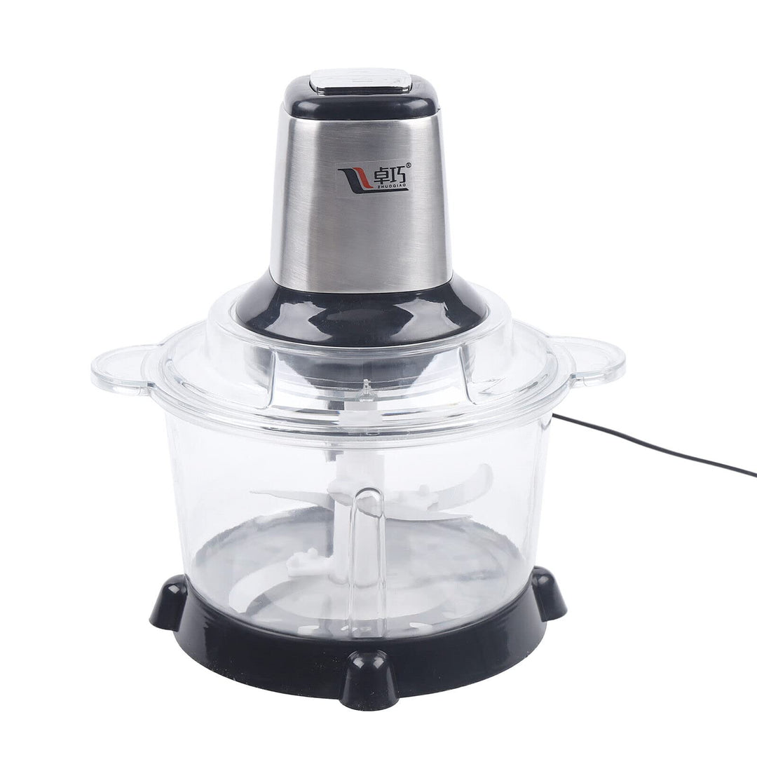 5 Liter Edelstahl Elektrisch Zerkleinerer Mixer, 300W Food Chopper mit 3-Edelstahlklingen, Kitchen M
