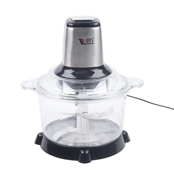 5 Liter Edelstahl Elektrisch Zerkleinerer Mixer, 300W Food Chopper mit 3-Edelstahlklingen, Kitchen M