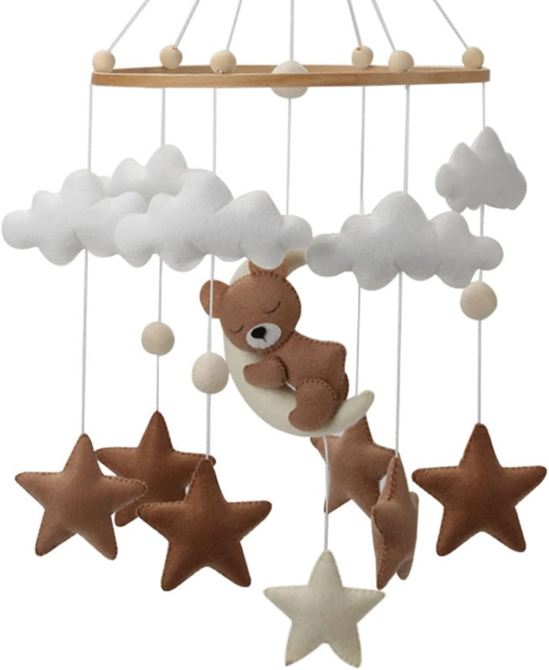 Mobile Filz Mobile Babybett BäR Baby Mobiles Baby Schlummernder BäR Filz Bettglocke Windspiele FüR K