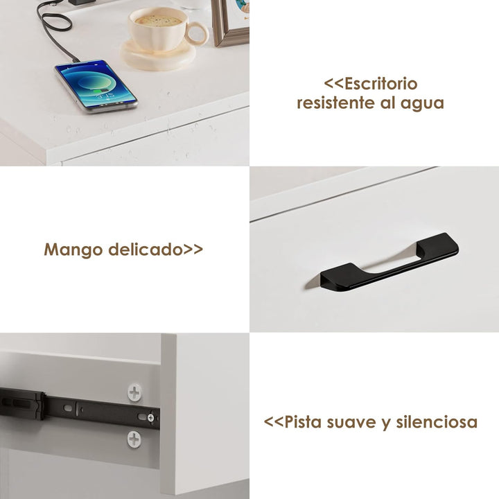 Lvhecforhm Nachttisch Weiss, Nachttische mit Offenen Fächern Hochglanz Front, Neueste Nachttische mi