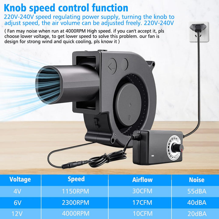 Radiallüfter 12V,220V Kühlung Lüfter mit controller für Haushaltsgeräte,Gebläse Lüfter für Belüftung