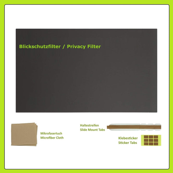 Thorani Blickschutzfolie schützt Display und Daten - 27 Zoll 16:9 (597x336 mm), 27 Zoll 16:9 (597x33