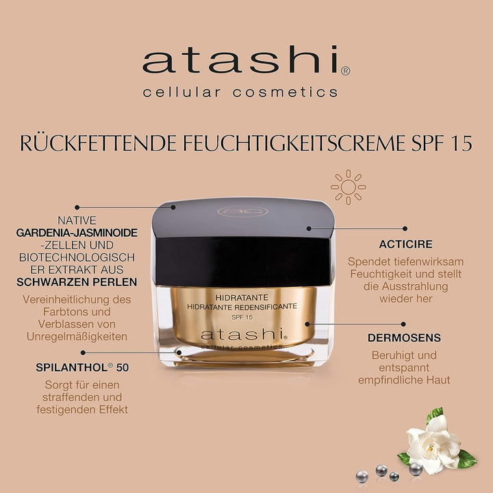 atashi | Beauty Kit | Anti-Falten-Tagescreme + Anti-Falten-Reparaturcreme | 50ml + 50ml