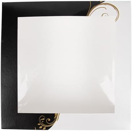 Box Square Canal mit Sichtfenster – 50 Stück. 23 x 23 x 7,5 cm. 23x23x7,5 CM, 23x23x7,5 CM