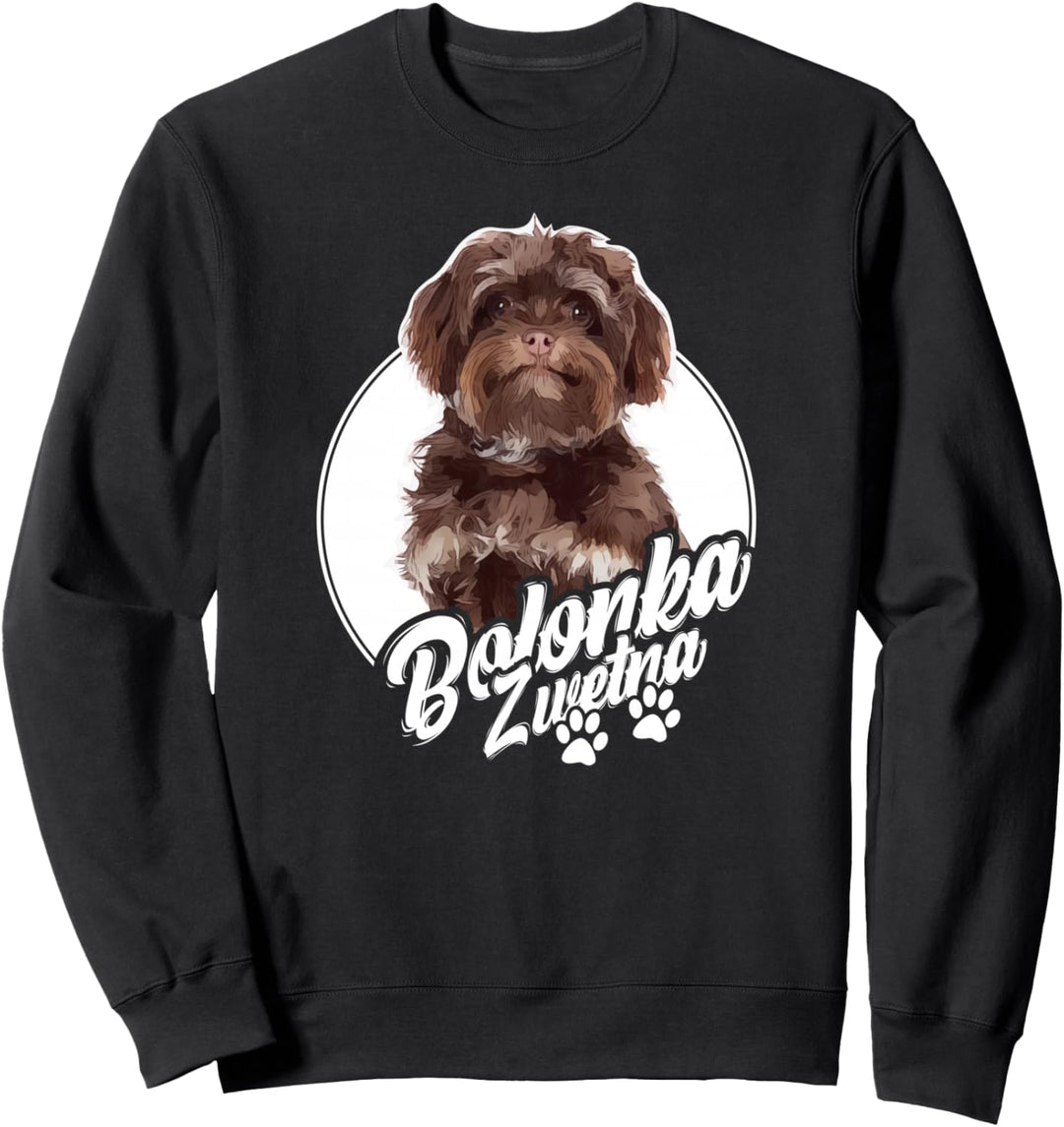 Bolonka Zwetna Welpen Hund stolze Frauchen für Hundebesitzer Sweatshirt