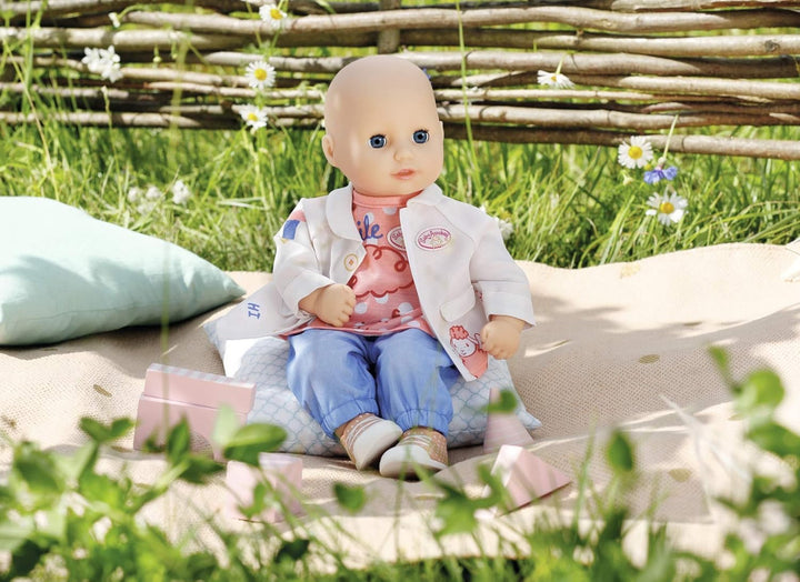 Baby Annabell Little Spieloutfit mit Shirt, Hose, Jacke und Schuhen für 36 cm Puppen, 704127 Zapf Cr