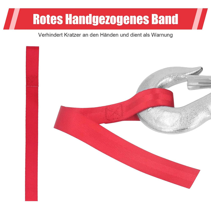 Synthetisches Windenseil, 10mm X 30m Synthetik-Kunststoff-Seil Seil-Winde Winden UV Beweis Abnutzung