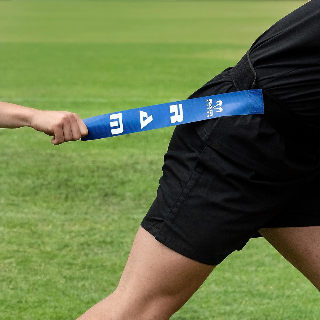Ram Gürtel mit Markierungsfähnchen für Rugby, 10 Gürtel & 20 Streifen, erhältlich in 6 Farben und 2