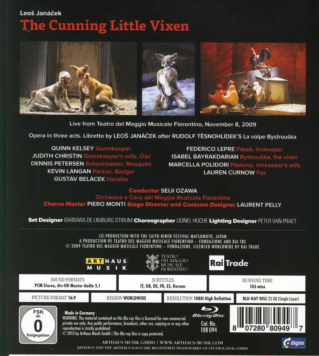 JANACEK: Cunnig Little Vixen (Teatro del Maggio Fiorentino, 2009)