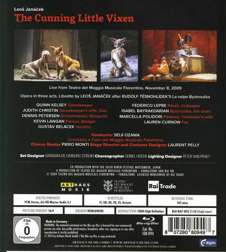 JANACEK: Cunnig Little Vixen (Teatro del Maggio Fiorentino, 2009)