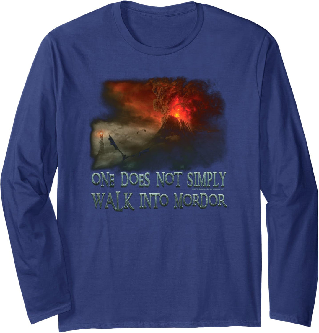 The Lord of the Rings Walk in Mordor Langarmshirt