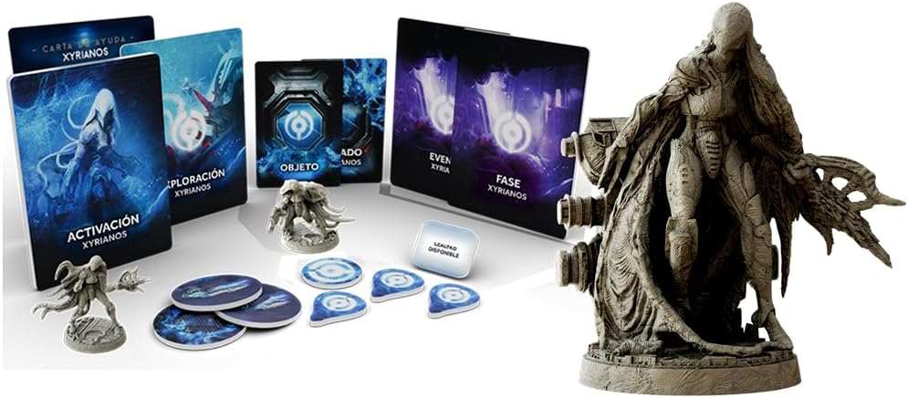 Awaken Realms Nemesis: Xyrianische Represalie, Erweiterung mit 3 Miniaturen Alien-Raubtiere, Neue dr