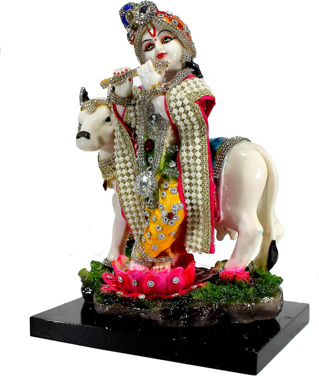 eSplanade - Lord Krishna Kishan Murti Idol Statue Sculpture - Resin (10 Inch), 10 Inch