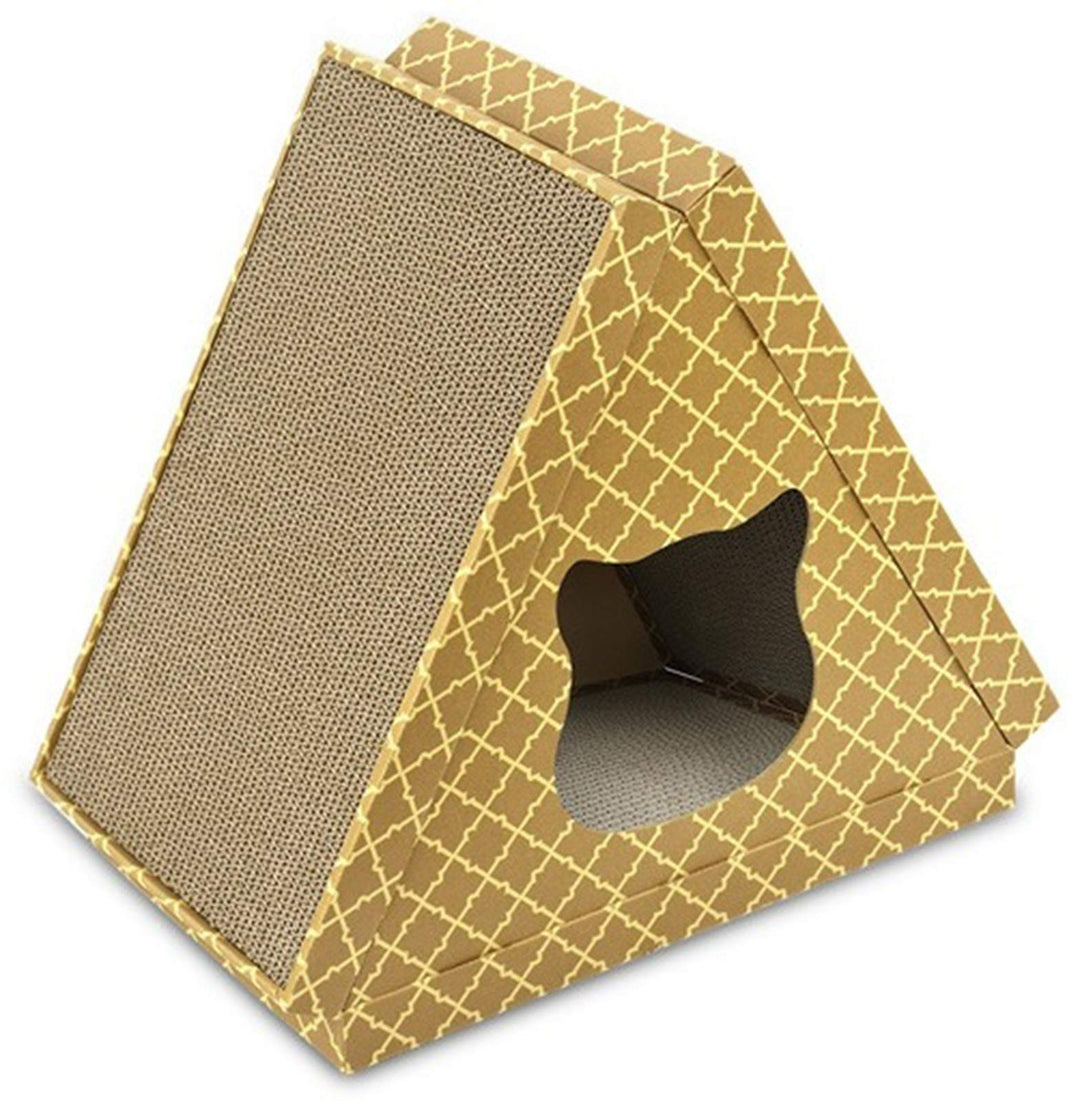 Just-sale Katzen Papp & Kratzkarton Pyramide Katzenspielzeug und Höhle…