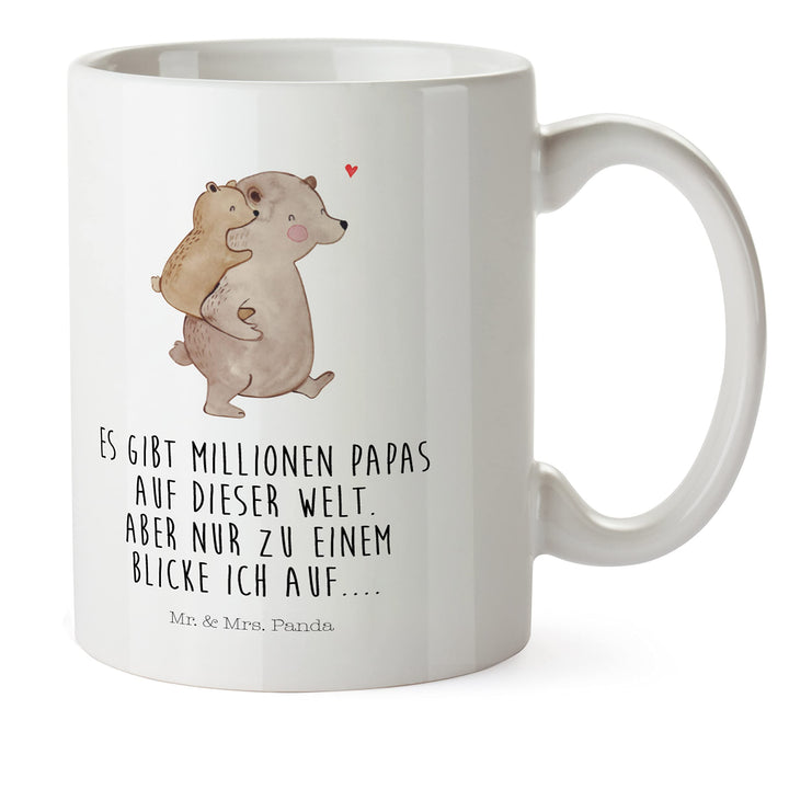 Mr. & Mrs. Panda Plastikbecher Papa Bär - Geschenk, Mehrwegbecher, Trinklernbecher, Vater, Pott, Vat