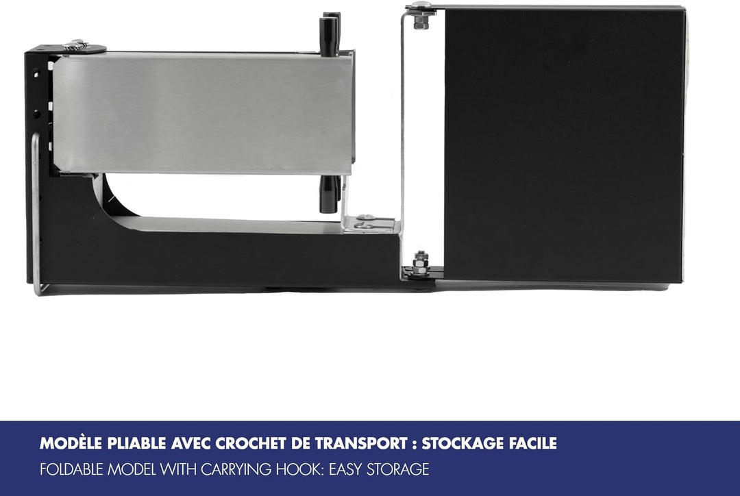 Louis Tellier - Raclettegerät Brézière® Signature Basalt - Angepasste Grösse für 1/4 oder 1/6 Laib -