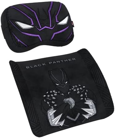 noblechairs Gaming Stuhl Kissen Set Black Panther Edition - Chair Pillow - Kissen Für Gaming Stuhl -