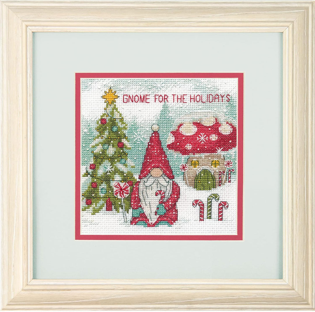 Dimensions – Kreuzstich-Set mit Zahlenangaben – Gnome for the Holidays – 70-09002 – Handarbeit für E