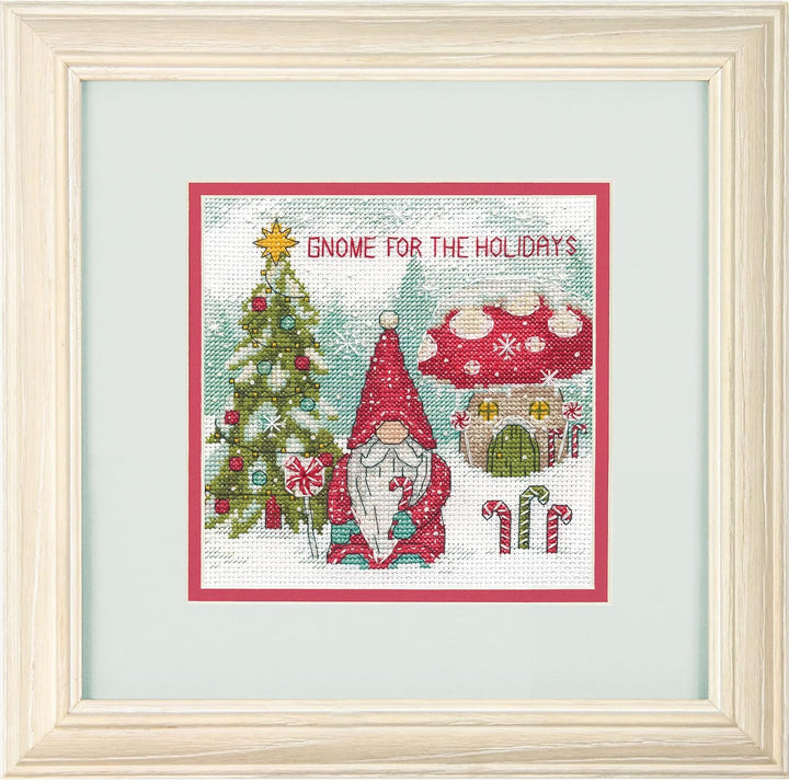Dimensions – Kreuzstich-Set mit Zahlenangaben – Gnome for the Holidays – 70-09002 – Handarbeit für E