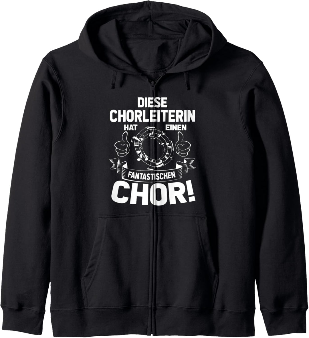 diese chorleiterin hat einen fantastischen chor! Kapuzenjacke