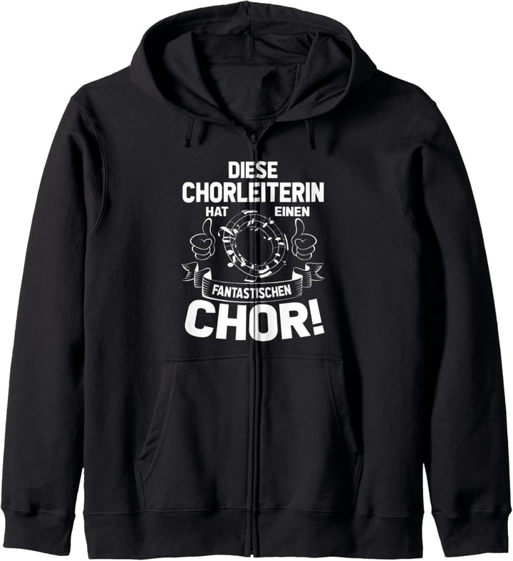 diese chorleiterin hat einen fantastischen chor! Kapuzenjacke
