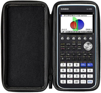 CALCUSO Standardpaket: Casio FX CG 50 + WYNGS Schutztasche schwarz + CALCUSO Fachbuch + Erweiterte G