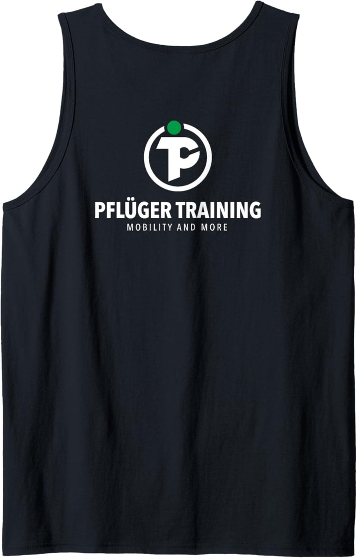 Pflüger Training Mobility and More Logo Hinten und Vorne Tank Top