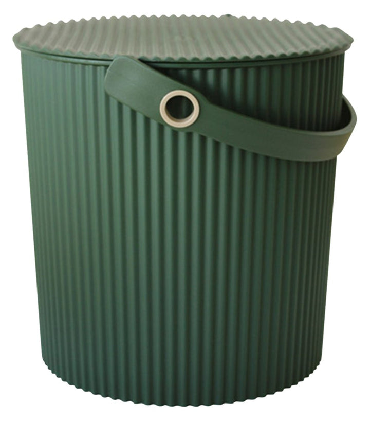 Hachiman Omnioutil Eimer L - Frei von Giftstoffen und Weichmachern H 26,5cm (dunkelgrün), Dunkelgrün
