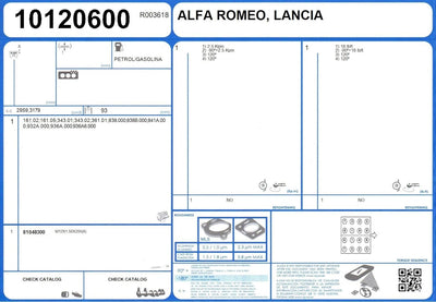 Ajusa 50174200 Dichtungsvollsatz, Motor