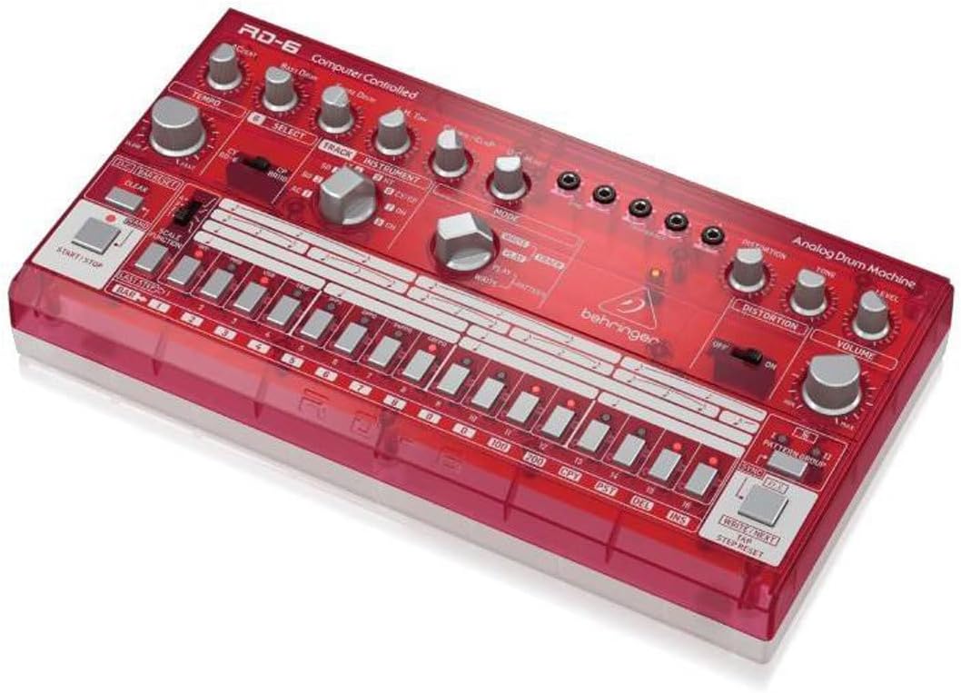 Behringer RD-6-SB Strawberry RHYTHM DESIGNER RD-6 Single, Strawberry RHYTHM DESIGNER RD-6 Single
