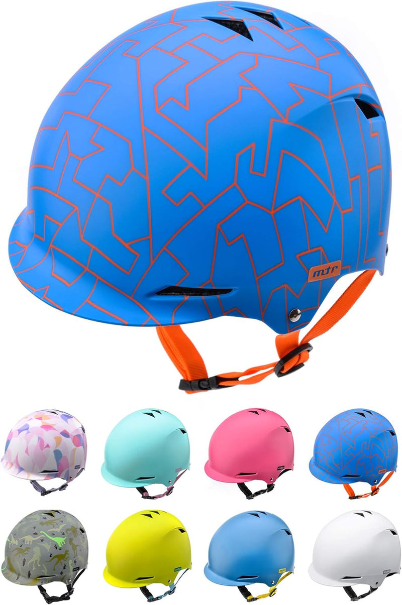 meteor® Kinder BMX Helmet Scooter Kinderfahrradhelm Sicherer Fahrradhelm Kinder inliner Helm Roller-