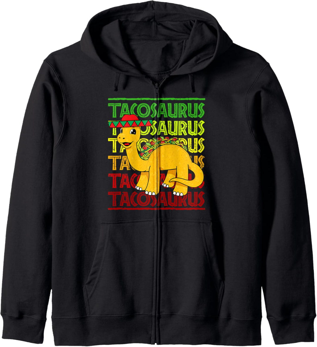 Taco Dinosaurier Tacosaurus mexikanische Fiesta Cinco de mayo Kapuzenjacke