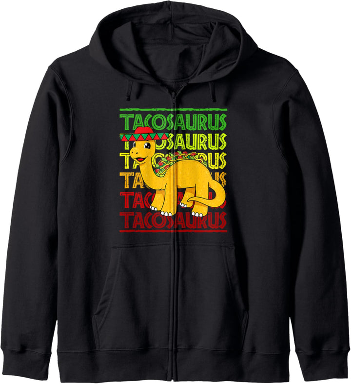 Taco Dinosaurier Tacosaurus mexikanische Fiesta Cinco de mayo Kapuzenjacke
