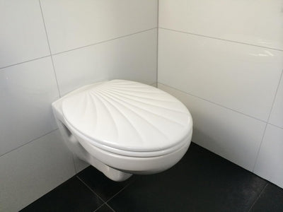 WC Sitz Klobrille Muschelform Farbe Weiss, Duroplast, sehr stabil