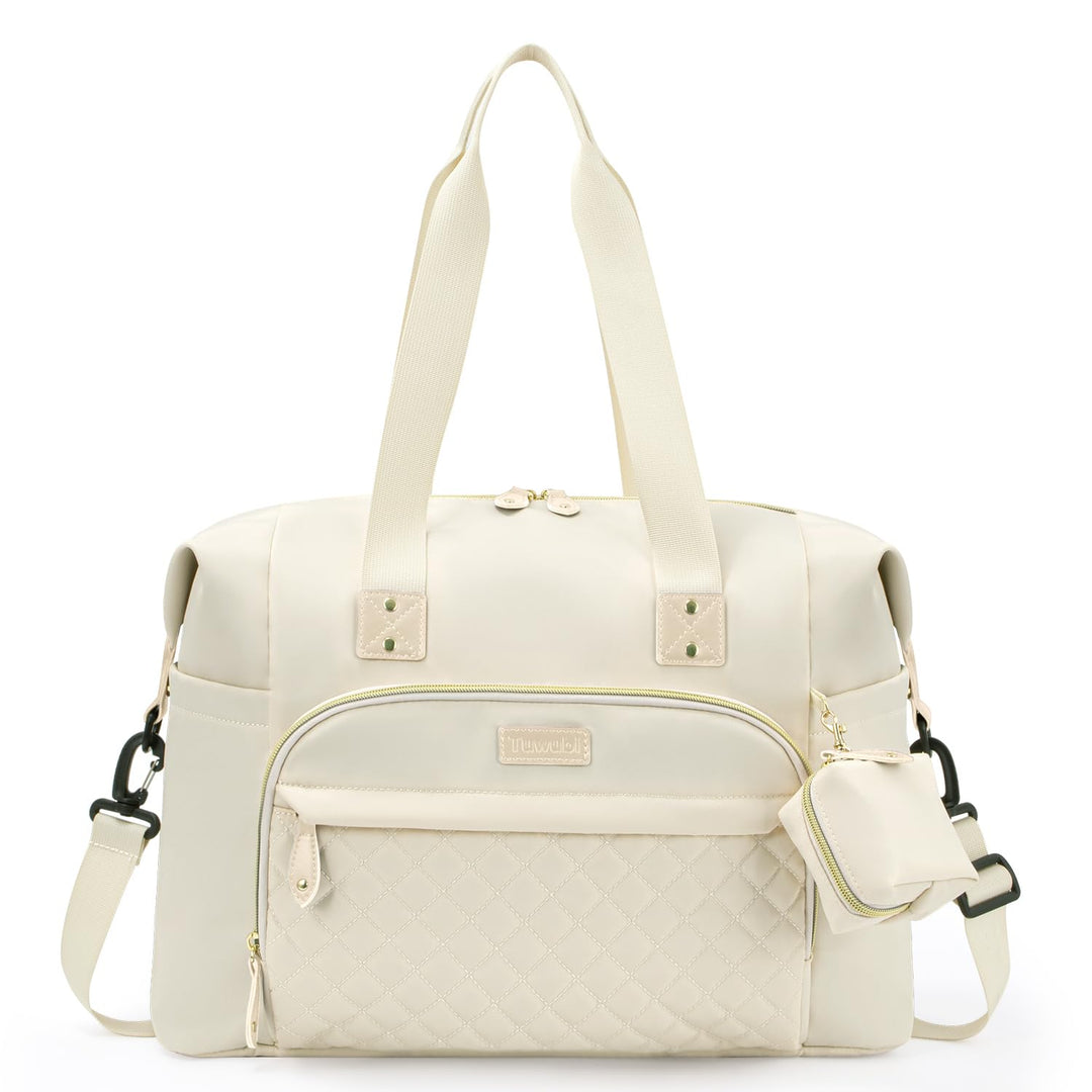 Tuwubi Wickeltasche Rucksack mit Schnullertasche, grosse Reise-Wickeltasche für Mama und Papa, multi
