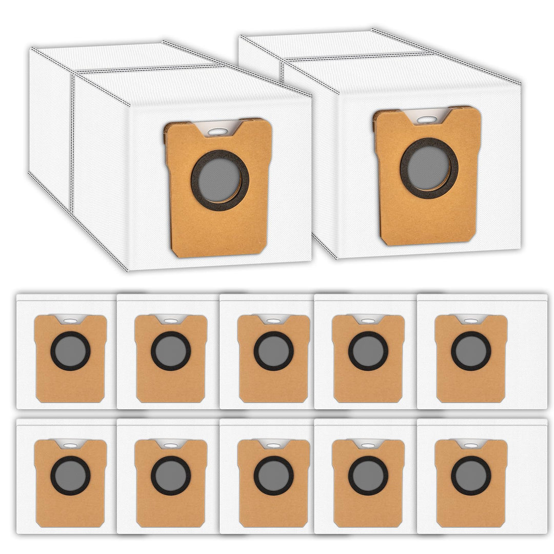 (12 Stück) Omni C20 C10 Ersatz Staubbeutel für Eufy Omni C20 C10 Saugroboter Absaugstation, Filterbe