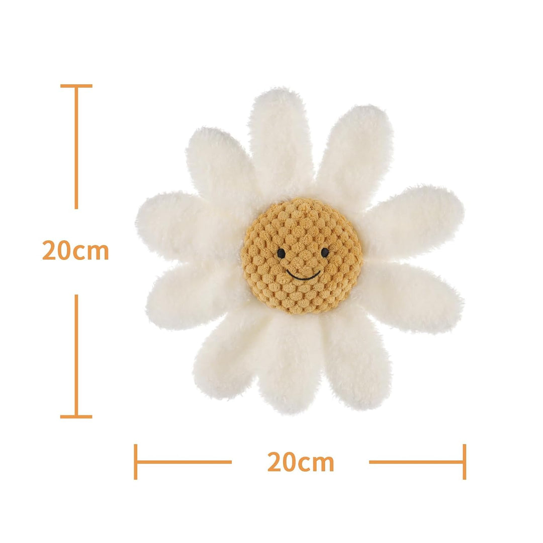 Apricot Lamb Baby Rassel Gänseblümchen Plüsch Rassel Spielzeug Daisy 20cm